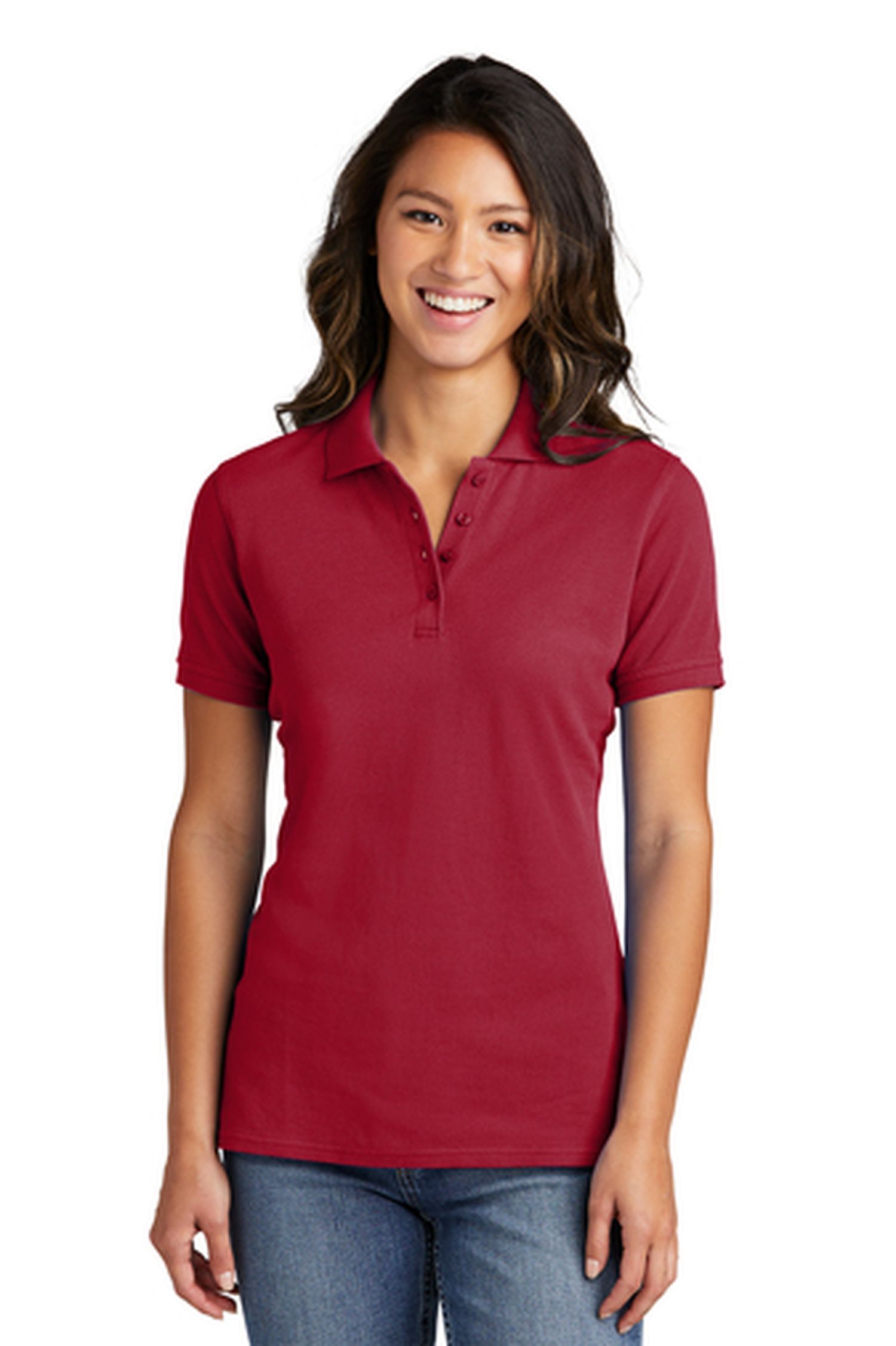 Port & Company® Ladies 5.9 oz 100% Combed Ring Spun Pique Polo Shirt